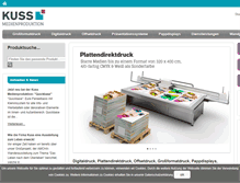 Tablet Screenshot of kuss-potsdam.de